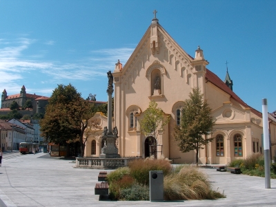 Wycieczka winiarska na Słowację. Kościół w Bratysławie